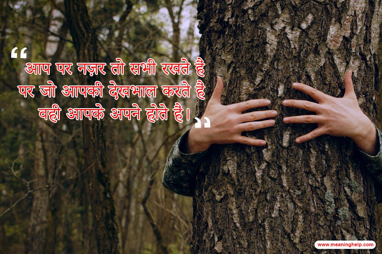 Heart touching care quotes in hindi